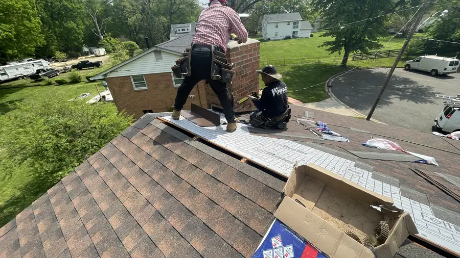Crew on job